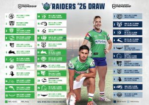 The 2026 Raiders NRL Draw